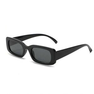 Classic Black Rectangular Sunglasses